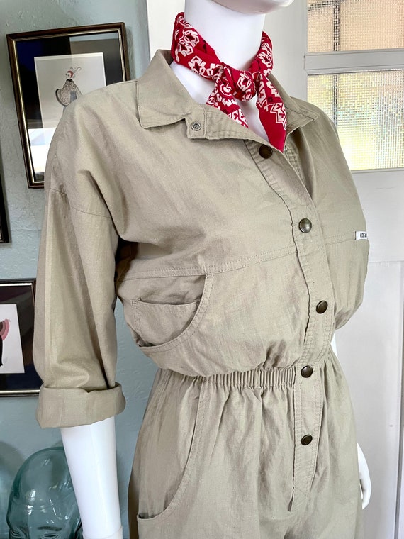 True Vintage 80s Small Ideas khaki beige cotton j… - image 5