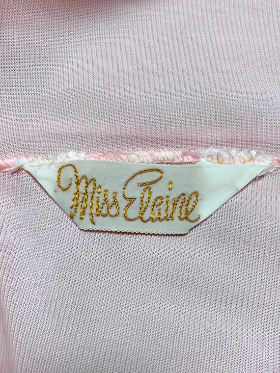 True Vintage 70s Small Medium Miss Elaine soft pi… - image 9