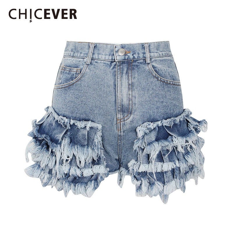 Fashion Women Denim Bottoms Sexy Ladies Ripped Jeans Shorts High