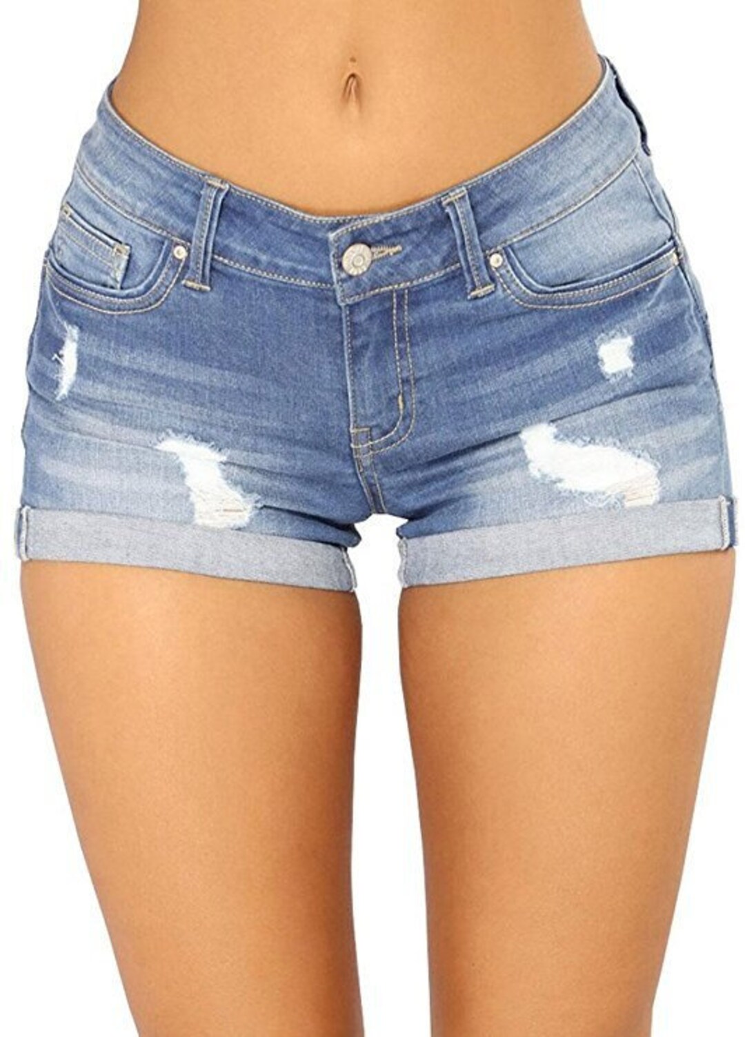 Sgikjia Rolled Denim Shorts Women Mid Rise Ripped Jean India | Ubuy