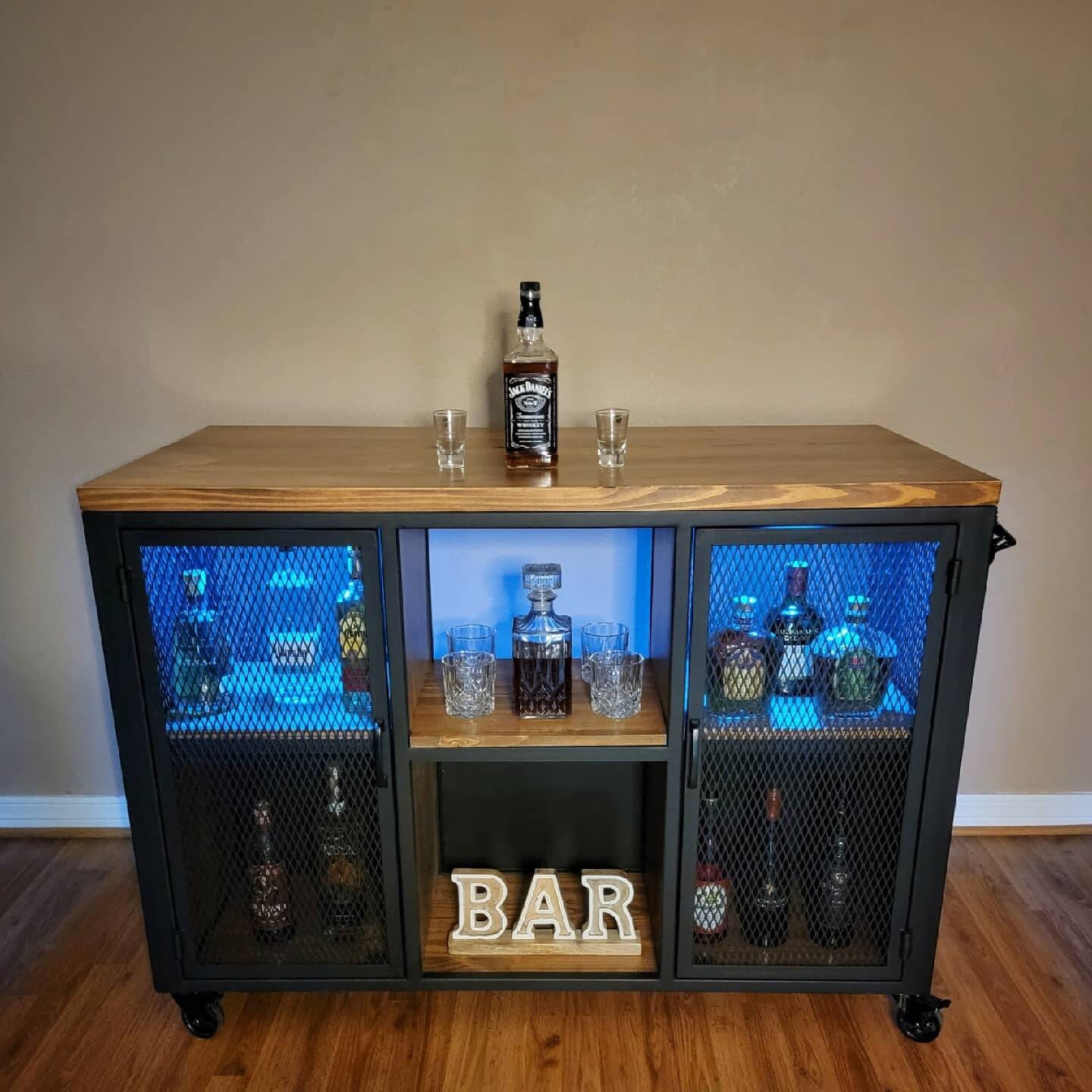 Gabinete de licores industrial móvil | Etsy