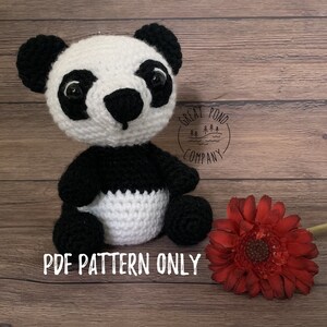 Crochet Panda Pattern // Little Panda Amigurumi PDF // Digital Download PDF Pattern Panda
