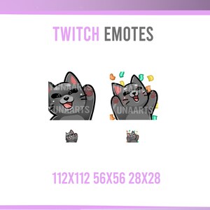 Cat Emotes | Twitter | Youtube | Discord | Sub and Bitemotes
