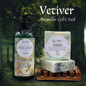 Vetiver Skin care Gift Set Bundle | Handmade