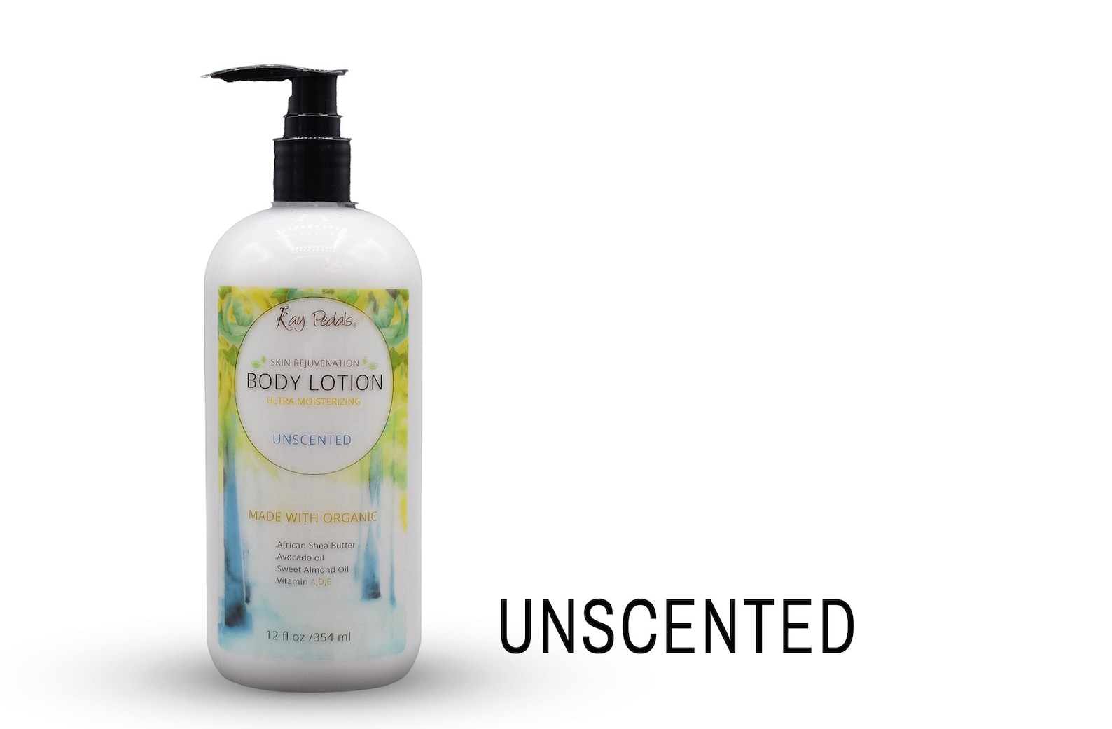 Organic Body Lotion Unscented 12oz Etsy