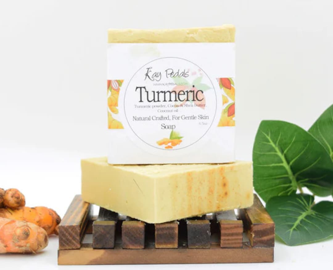 Turmeric Bar Soap Shea Butter Bar Soap Natural Soap Bar Sensitive Skin