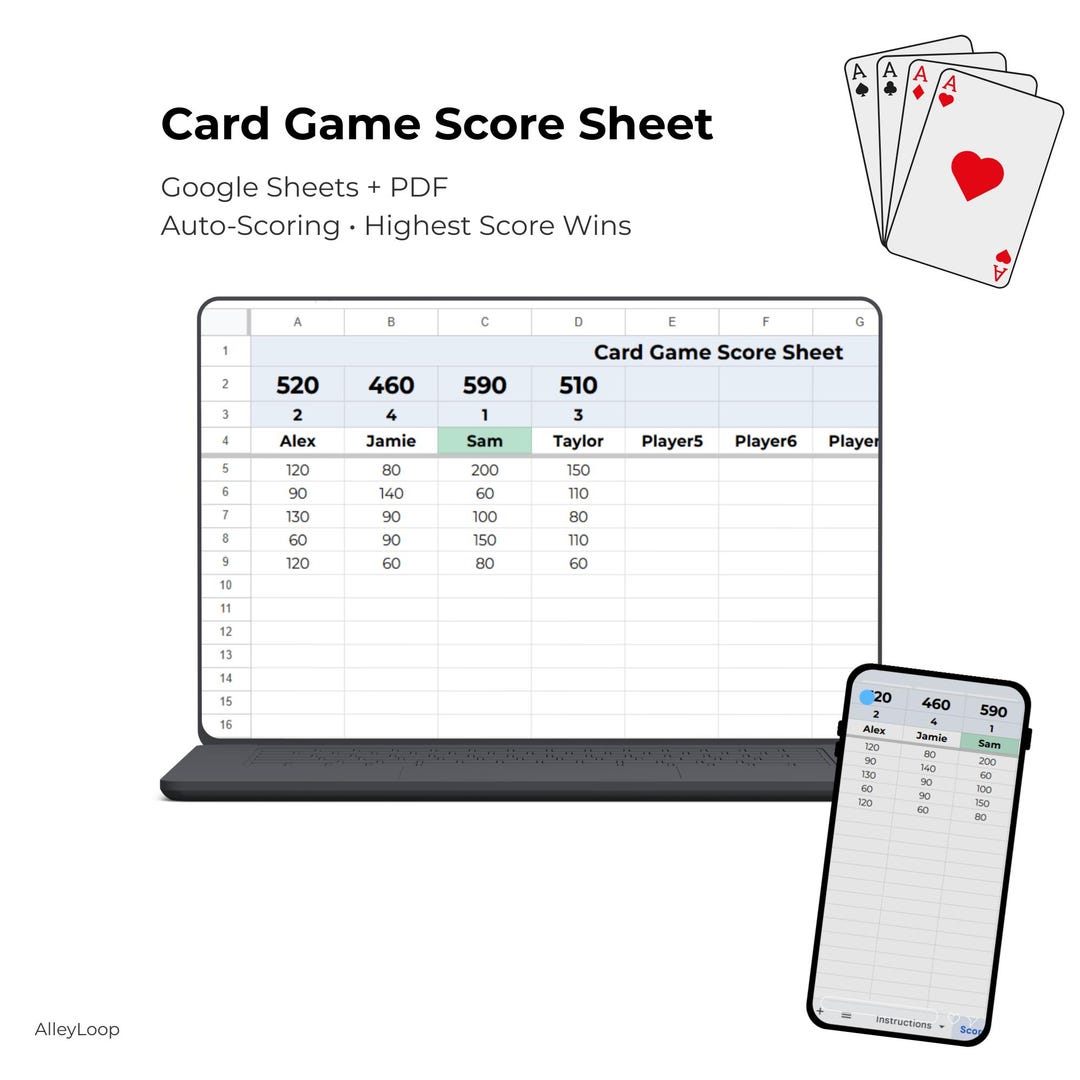 Duel Score Card.pdf This item is unavailable - Etsy