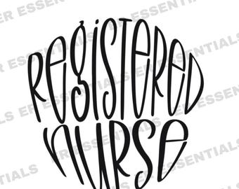 Registered Nurse PNG Image: RN Graphic (Digital Download)