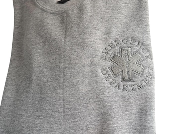 ER Nurse sweatshirt, Embroidered emergency room nurse sweatshirt, emergency department sweatshirt, emergency department jacket