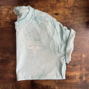 ER Nurse T-Shirt: Comfort Colors Tie Dye, Emergency Department
