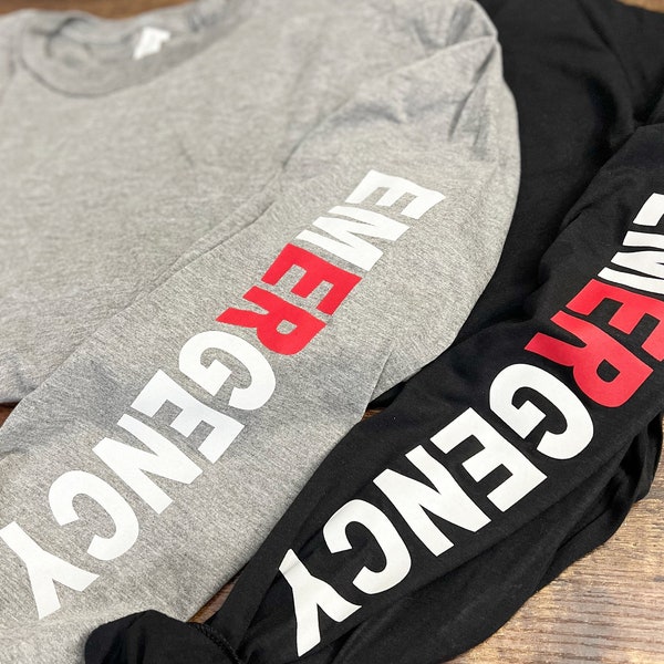 Emergency Room Nurse Long Sleeve Shirt: ER Apparel