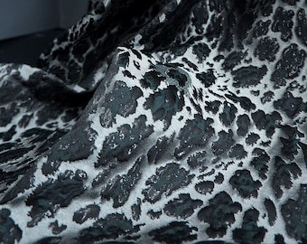 3D Relief Fabric, Irregular Jacquard Fabric, Leopard Textured Fabric, Textured fabric, Brocade Upholstery Fabric, by the meter, C22