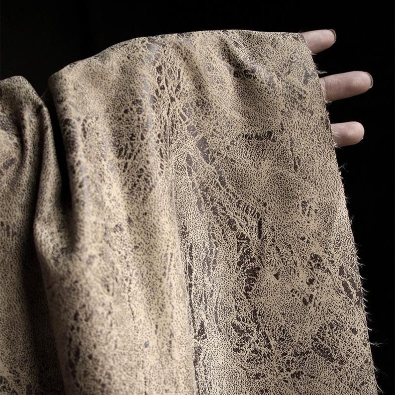 Polyester Fabric Ripped Brown Fabric, Ripped Knit Fabric by the Yard, Soft Knitted Fabric ...