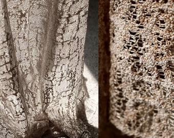 Openwork Fabric, Lace Fabric, Woven Fabric, Knitted Fabric, Gauze Fabric, Apricot Fabric, Sheer Fabric, Apparel Fabric, By The Meter, A364