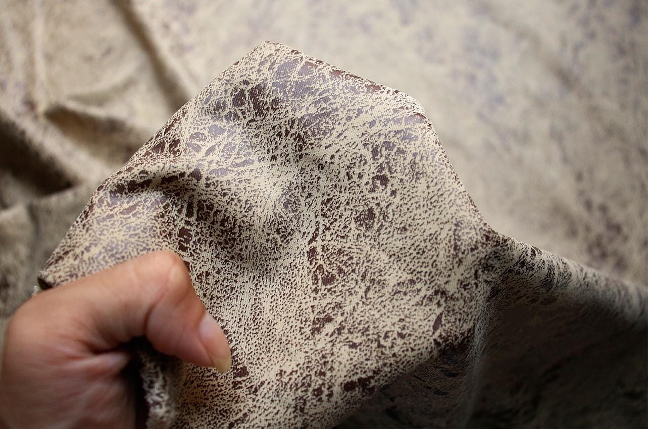 Polyester Fabric Ripped Brown Fabric, Ripped Knit Fabric by the Yard, Soft Knitted Fabric ...