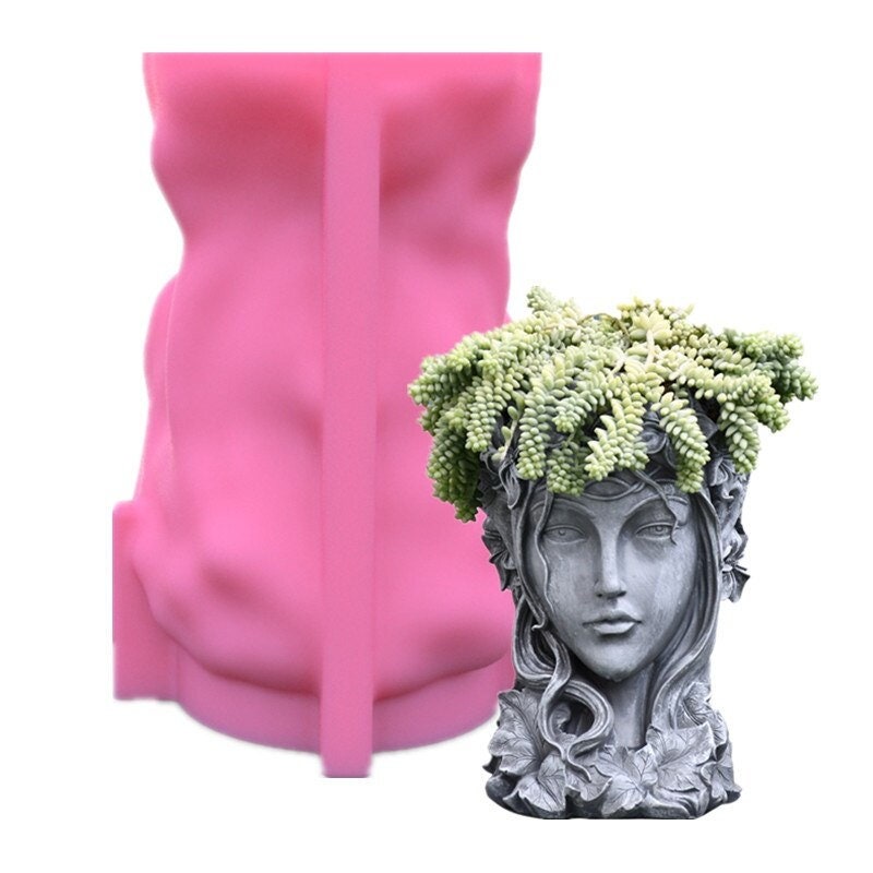Mould Succulent Planter Decoration DIY Silicone Mold Geometric 3D Flower Pot 