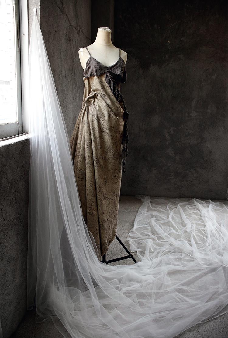 Polyester Fabric Ripped Brown Fabric, Ripped Knit Fabric by the Yard, Soft Knitted Fabric ...