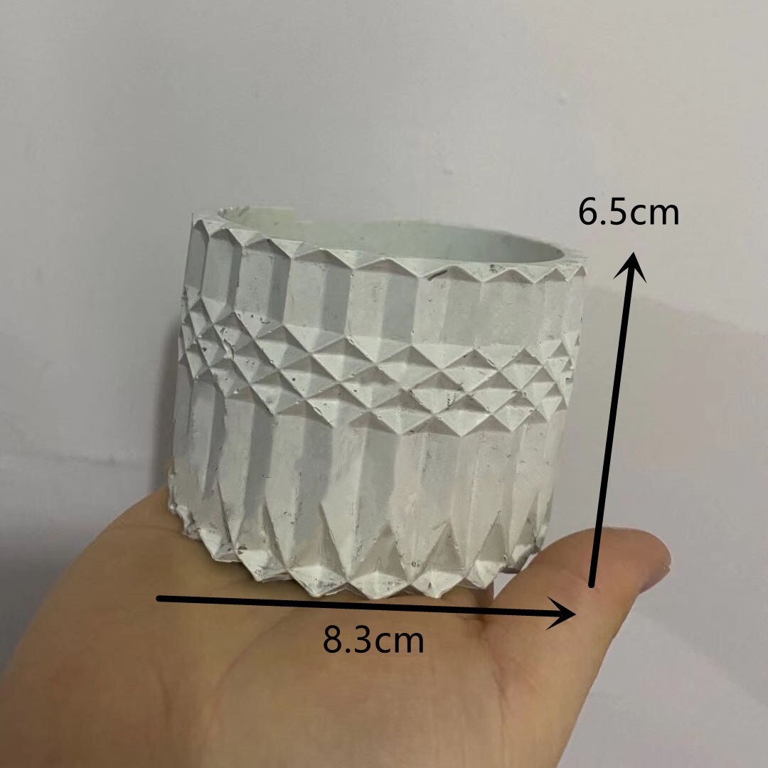 Gardening Cement Pot Mould Plant Planting Concrete Silicone Etsy