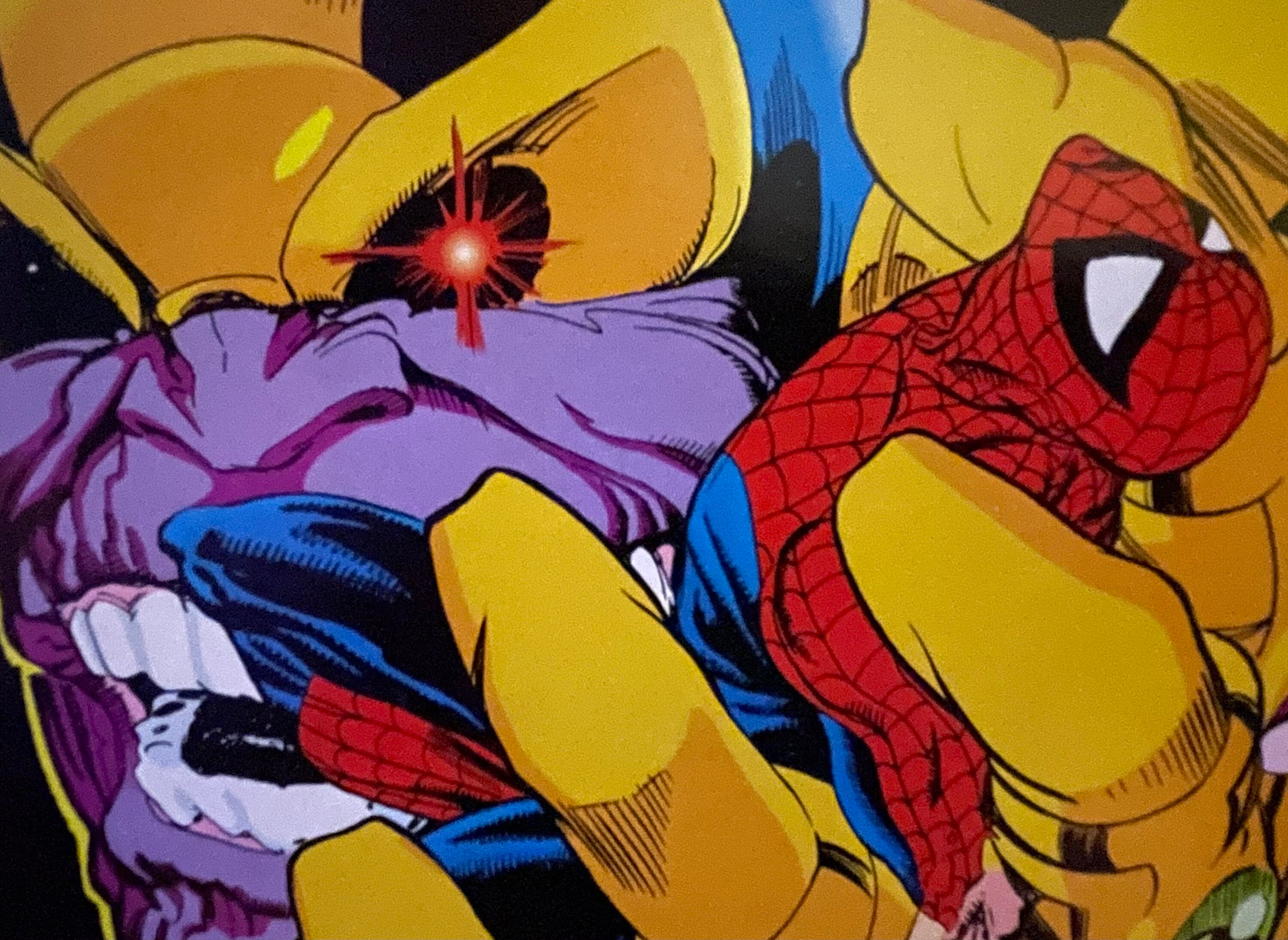 Marvel Comics Spider-man #17, 1991 Thanos Infinity Gauntlet