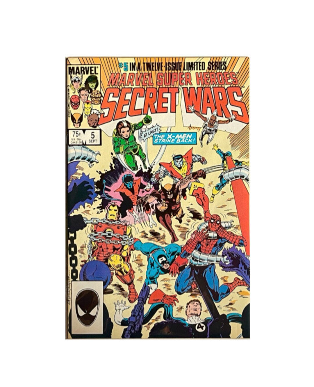Marvel Comics Secret Wars 5 Xmen Strike Back 1984 Etsy
