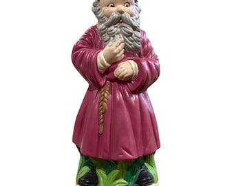 Vintage Decanter Russian Vodka Ceramic Cossack Barware