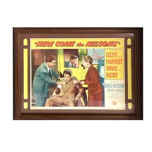 Vintage Movie Lobby Card “Here Come The Nelsons” Universal International 1951 Framed