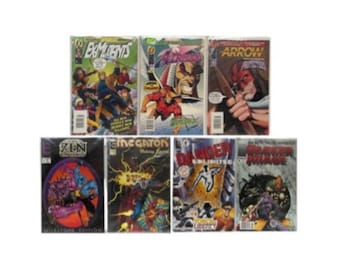 Comic Book Lot Of #1 Issues From Entity,Dark Horse,iMage,Malibu 7 Books