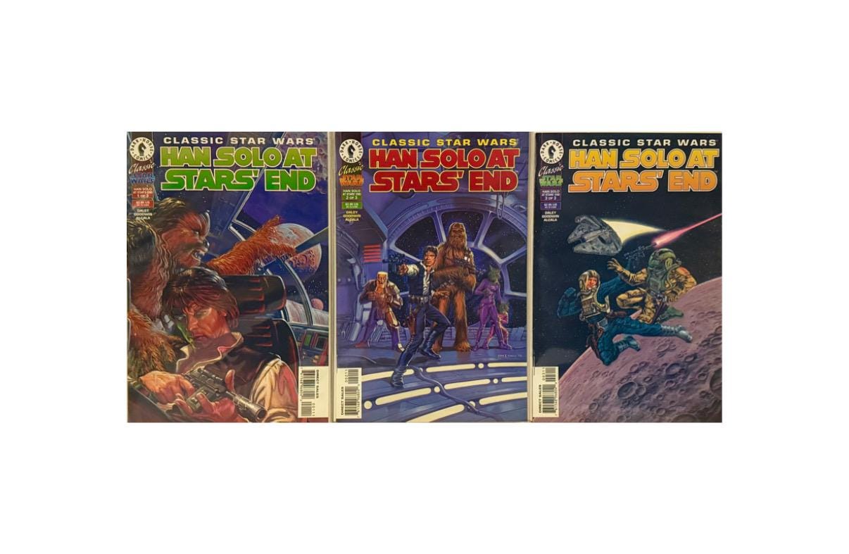 Dark Horse Comics Classic Star Wars Han Solo at Stars' End #1-3