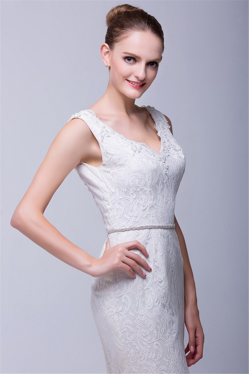 Luxury Bride Waist Belt Elegant Crystal Rhinestone Wedding Dress Waist Belt Wedding Accessories Wedding Sash Bridesmaid Belt