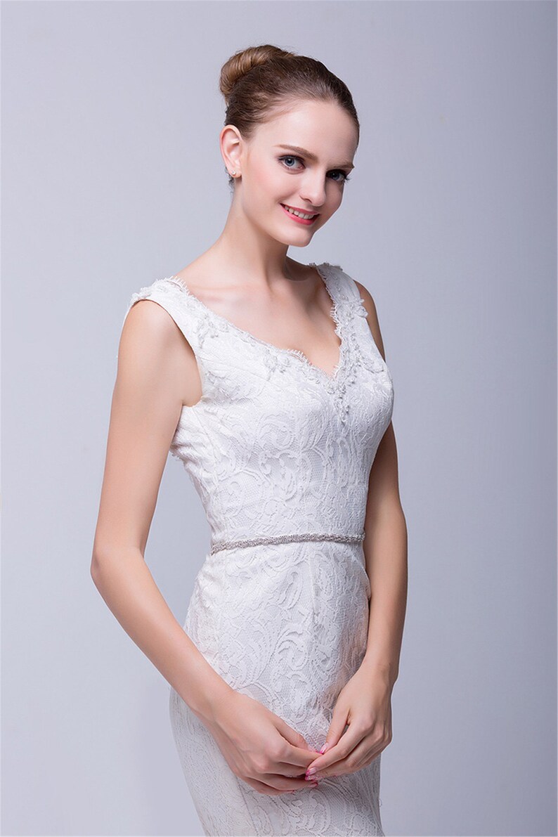 Luxury Bride Waist Belt Elegant Crystal Rhinestone Wedding Dress Waist Belt Wedding Accessories Wedding Sash Bridesmaid Belt