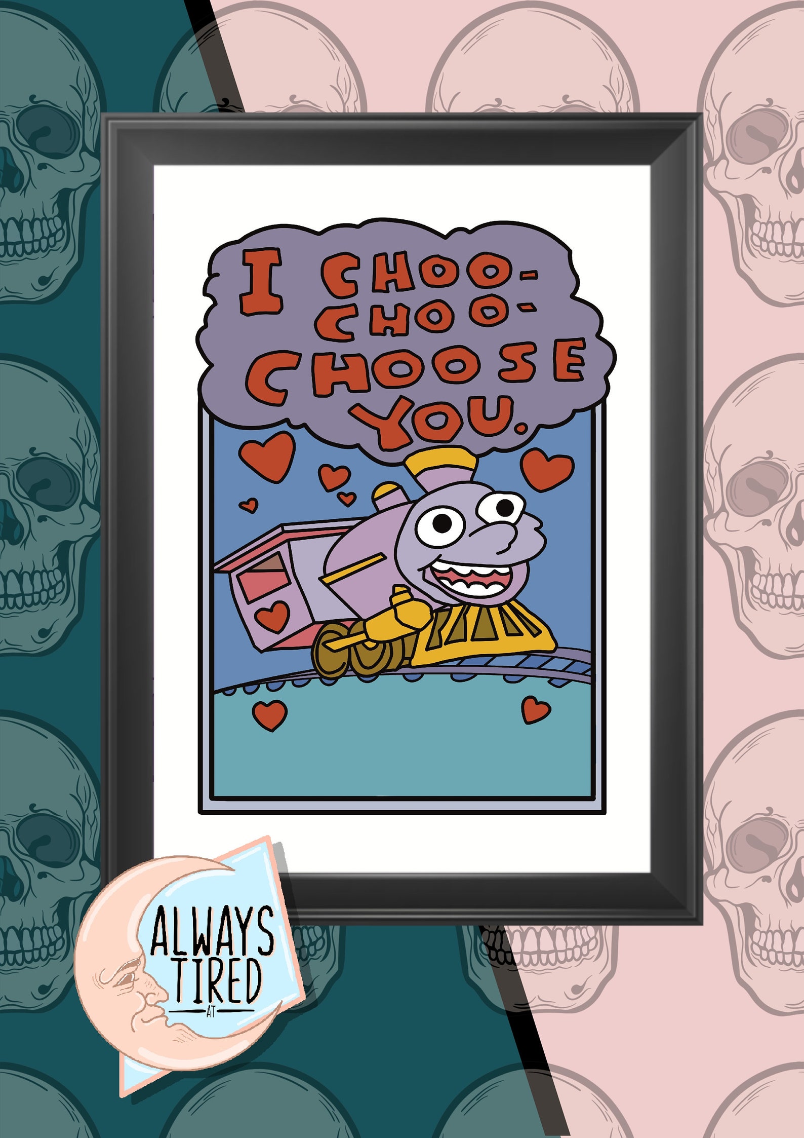 I Choo-choo-choose You Ralph Wiggum Simpsons Wall Print - Etsy