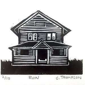 Impression linogravure