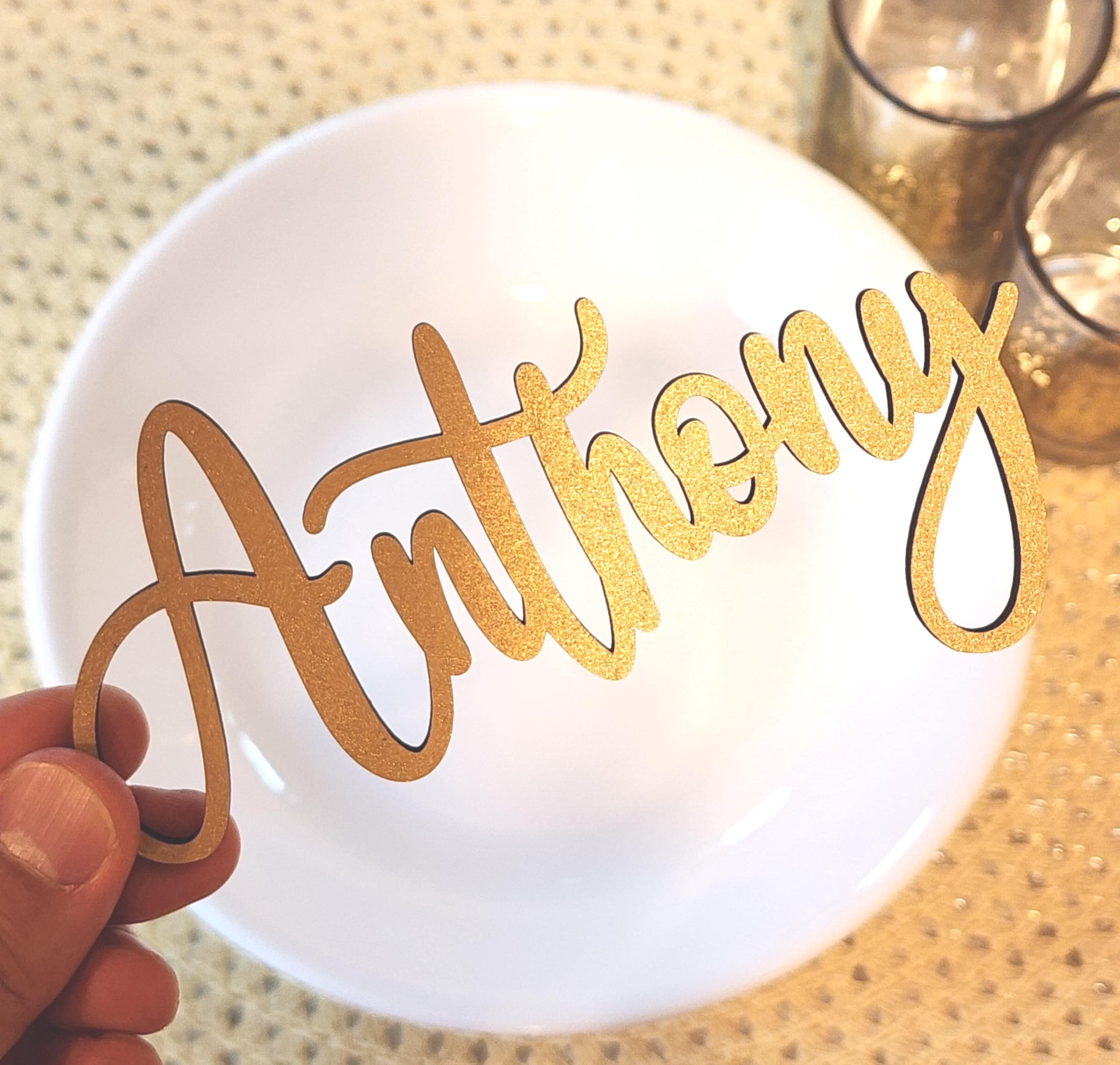 Name Tag Table Sign Event Personalized Name Tags for Events, Acrylic Wood Place Cards, Custom ...