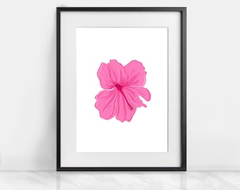 Hibiscus Print