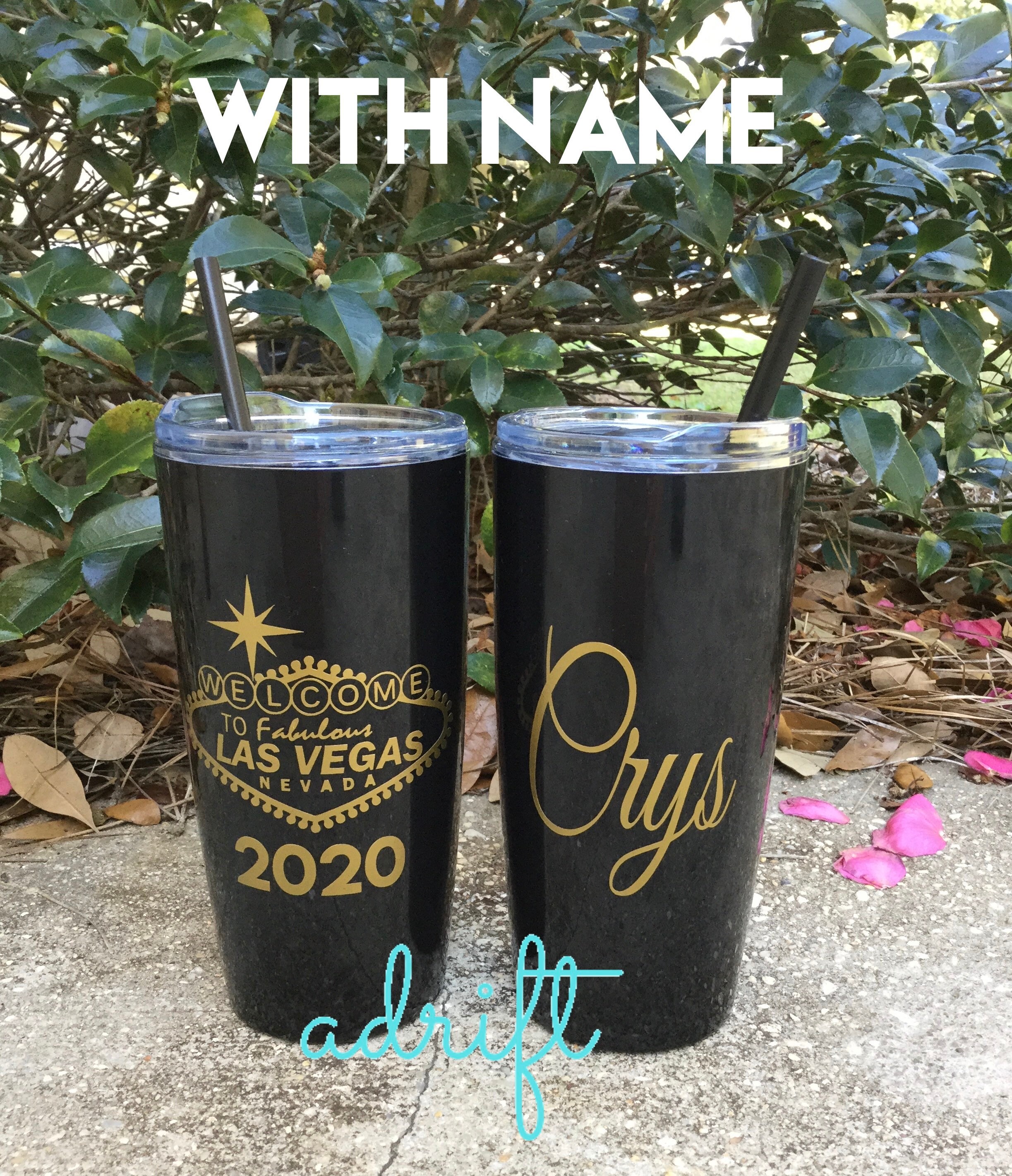 LAS VEGAS Birthday / Personalized Birthday Cups / Etsy