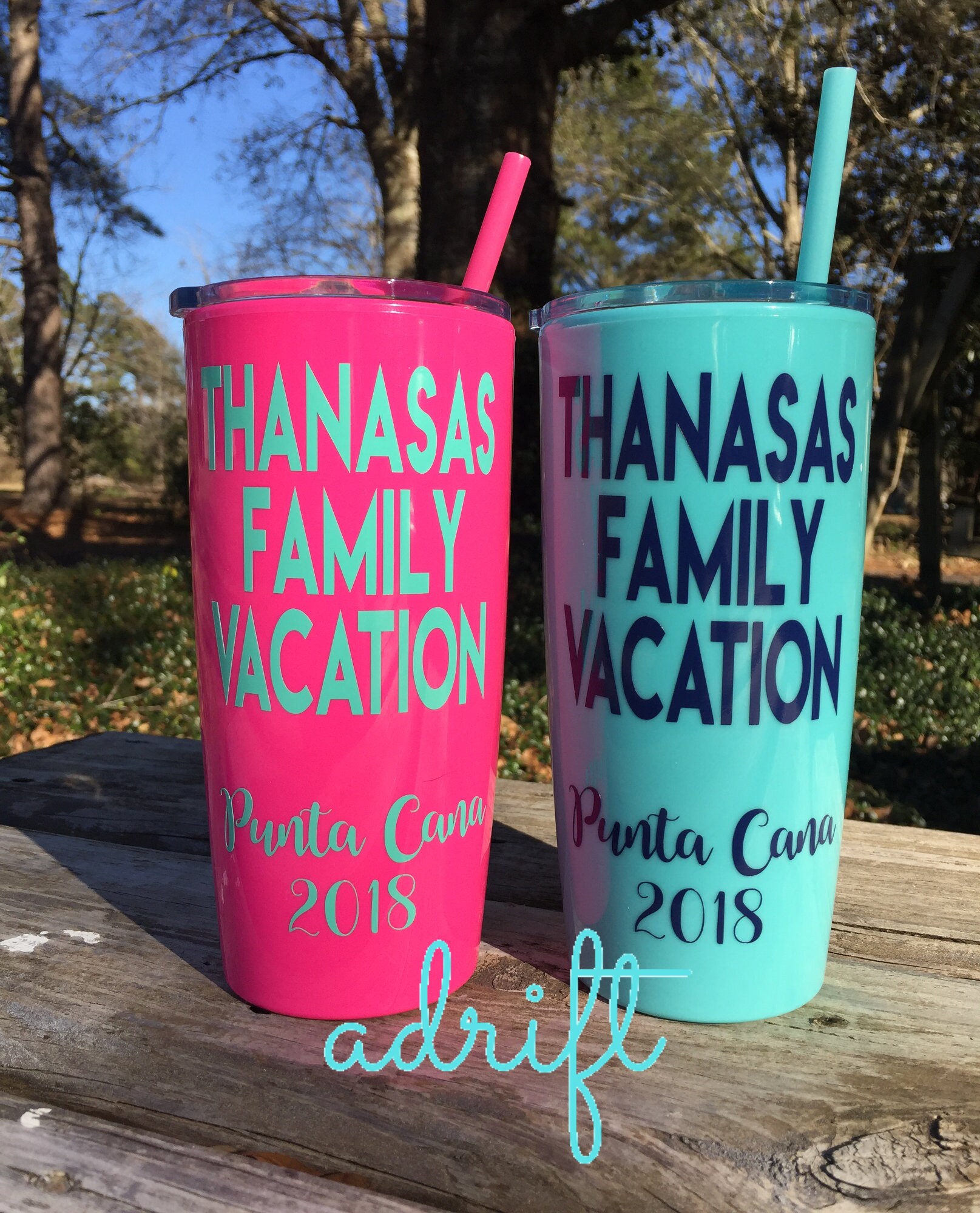 Personalized Jamaica tumbler / FAMILY VACATION tumblers with Etsy