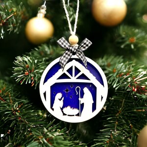 Krippe Weihnachtsornament