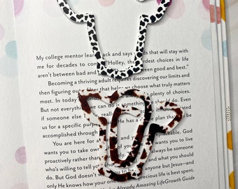 Cow Acrylic Bookmark