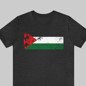 Camiseta unissex com bandeira palestina, camiseta de manga curta, camisa Palestina grátis, camisa Salve a Palestina, salve Gaza, camisa de cessar-fogo da paz no Oriente Médio