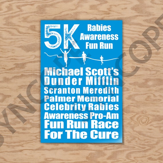 dunder mifflin 5k shirt