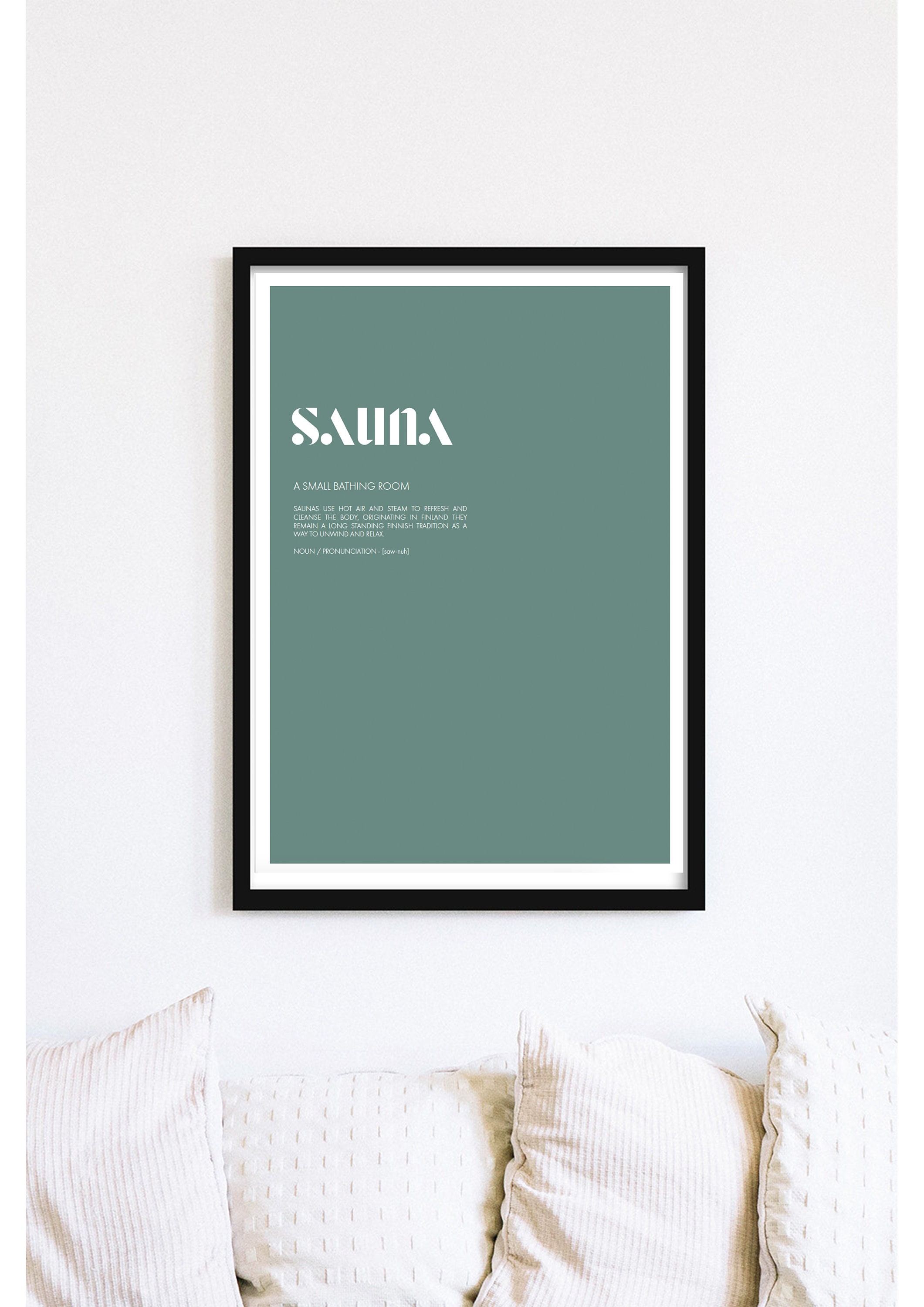 SAUNA Definition Digital Download Print Etsy España