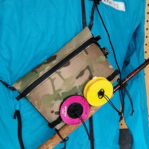 Ultraleichte Umhängetasche, Sacoche, Sling bag, Tenkara, Flyfishing