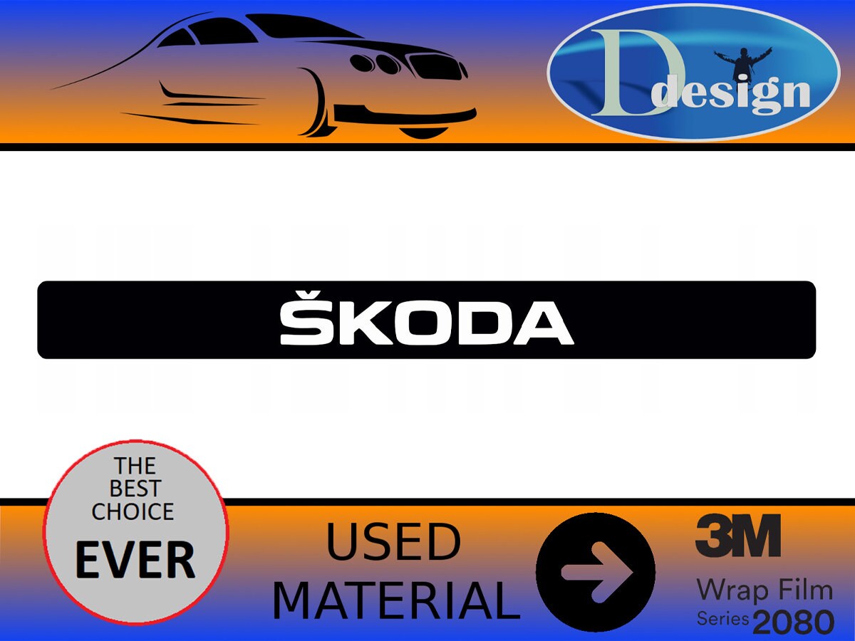 Buy Skoda Kamiq High Quality Carbon Fiber Door Sill Protector