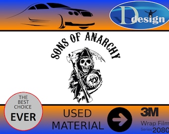 Sons of Anarchy High quality wrap film Sticker