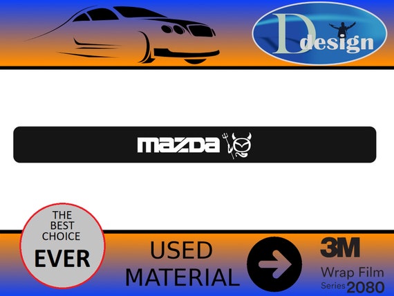 Mazda 2 Hochwertige Kohlefaser Einstiegsleisten Schutz Vinyl Aufkleber -  .de