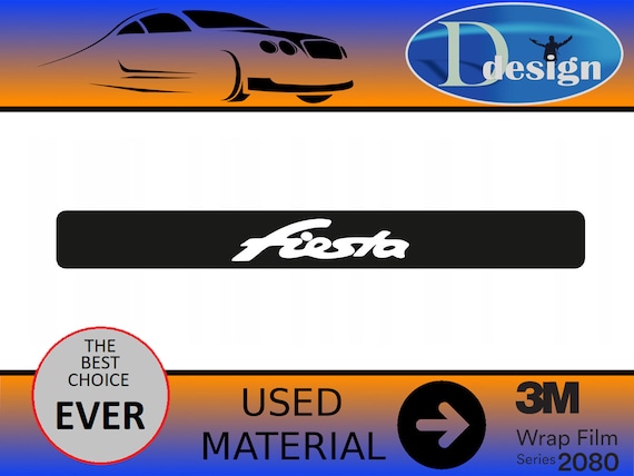 Ford Fiesta Hochwertige Kohlefaser Einstiegsleisten Schutz Vinyl Aufkleber  - .de