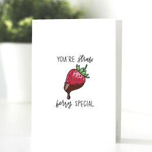 Vous êtes STRAW BERRY Special Card, Saint Valentin