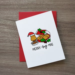 Joyeux NUG-mas Card, Vacances, Gourmand