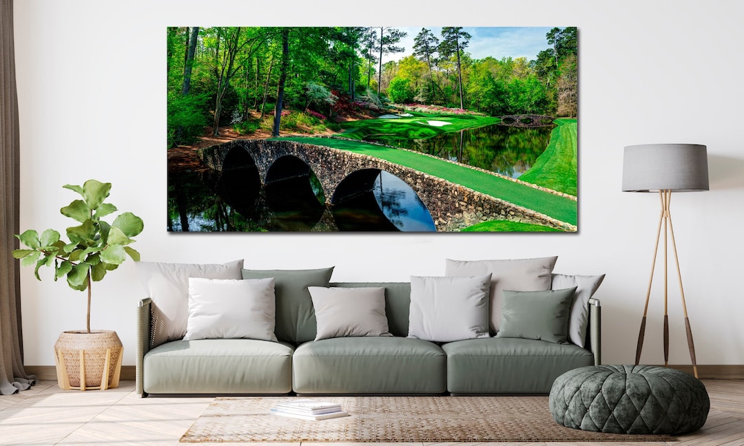 Augusta National Golf Art Amen Corner Golf Course Print Golf Decor