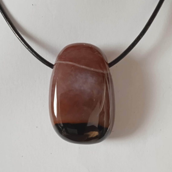 You Buy Here a Sandonyx Pendant in Drop Shape and Quwer Etsy